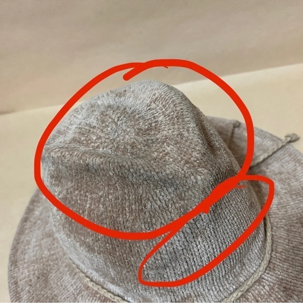 Anthropologie chenille fedora